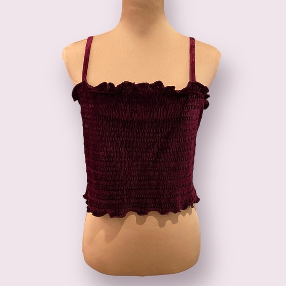 Wild Fable | Women’s |  Velvet Burgundy Top | Size: Medium - Picture 1 of 5